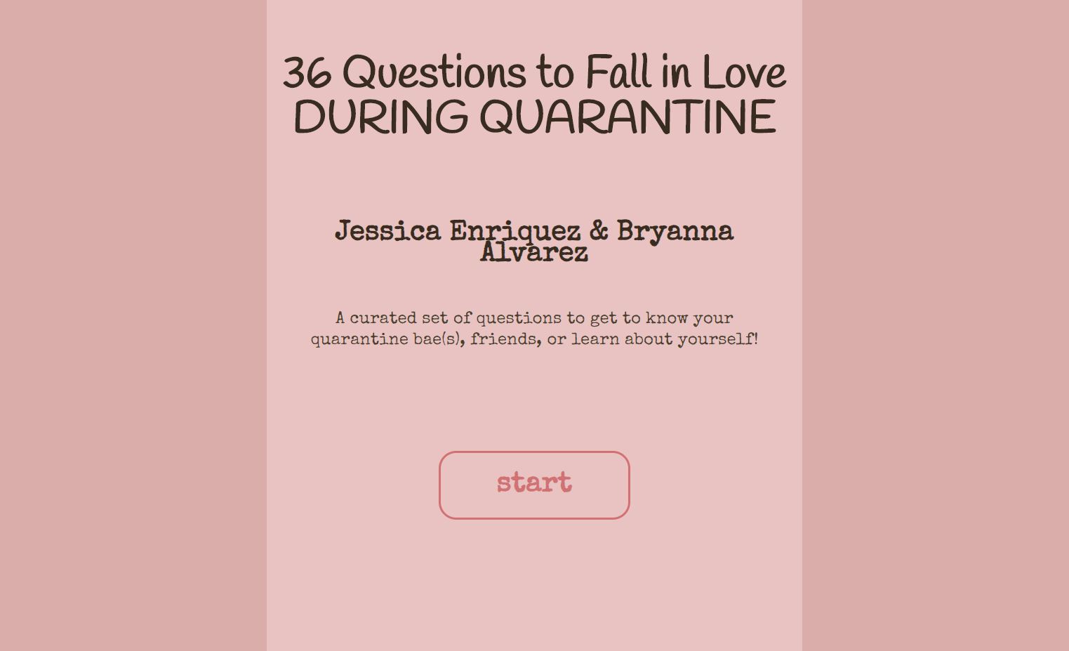 Quarantine Quiz